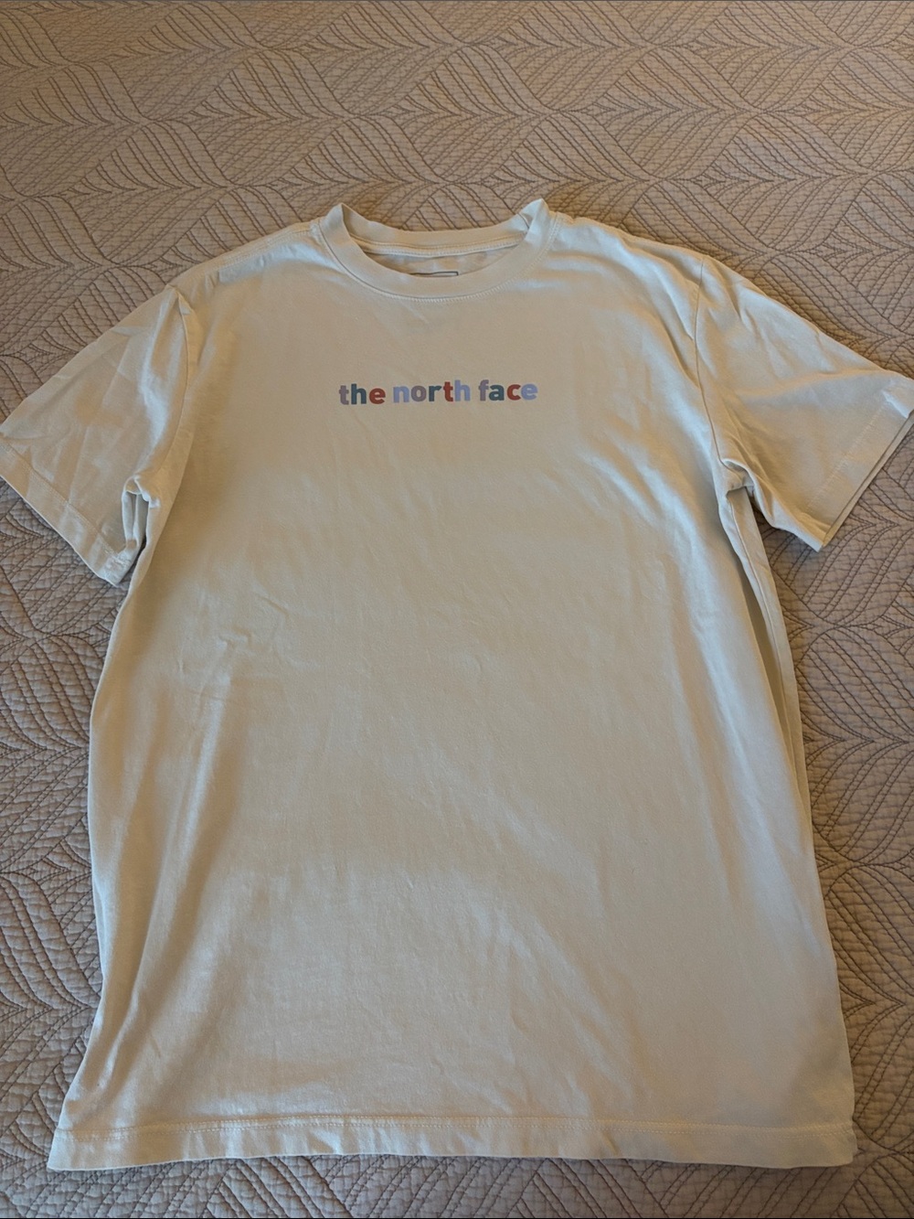 The North Face Women’s Cream Short Sleeve Logo Tee - Size S